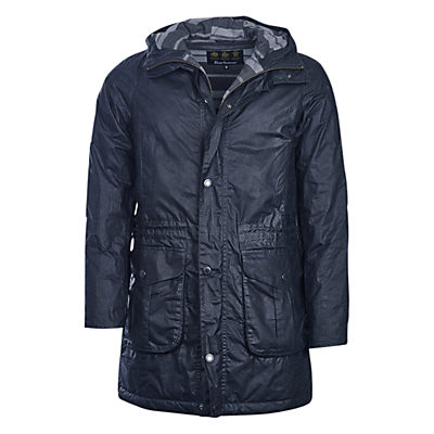 Barbour Pendle Wax Cotton Jacket, Navy Barbour Pendle Wax Cotton Jacket, Navy
